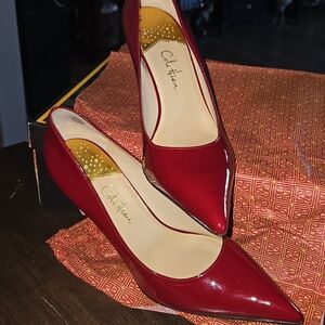 Cole Haan Nike Air  Patent Leather Heels Womens Size 7.5 Office Heels Comfort